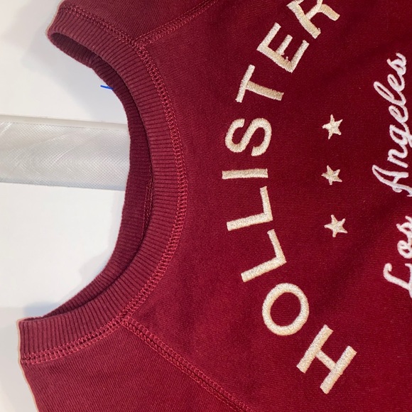 Winter Holiday Maroon Crewneck Sweater - Picture 4 of 4